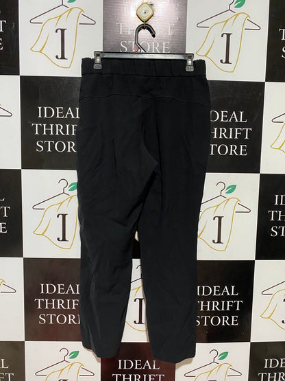 LULULEMON |L| WAIST 30| WOMEN'S BLACK CASUAL JOGGER PANTS - ELASTIC HIGH WAIST WITH DRAWSTRING
