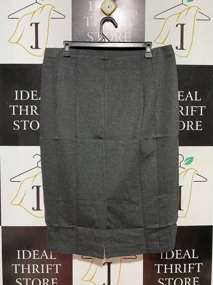 SERRA |XL| WAIST 34| B42| CHARCOAL GRAY KNEE-LENGTH PENCIL SKIRT