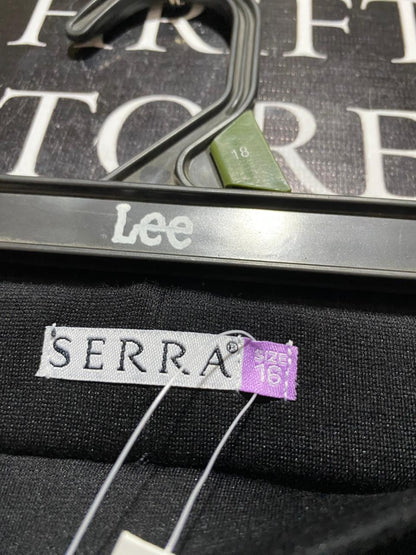 SERRA |XL| WAIST 34| B42| CLASSIC BLACK KNEE-LENGTH PENCIL SKIRT