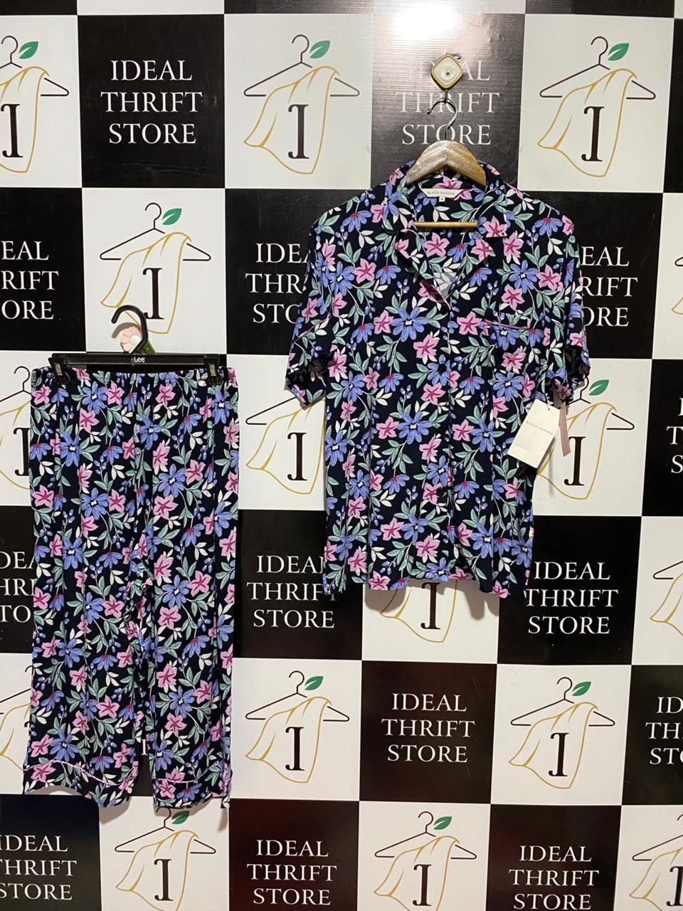 BLACK PEPPER |L| B42| BLACK PEPPER WOMEN'S FLORAL PAJAMA SET