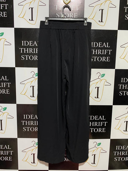 HALARA |L| WAIST 29| B42| CLASSIC BLACK HIGH-WAISTED WIDE-LEG PANTS