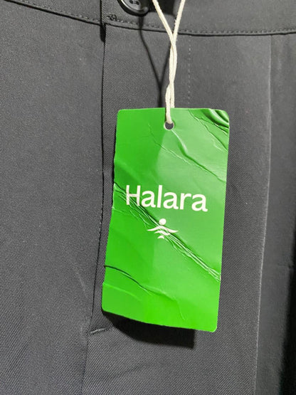 HALARA |L| WAIST 29| B42| CLASSIC BLACK HIGH-WAISTED WIDE-LEG PANTS