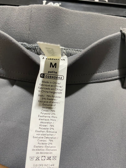 HALARA |M| WAIST 29| B42| SLEEK GREY HIGH-WAISTED WIDE-LEG PANTS