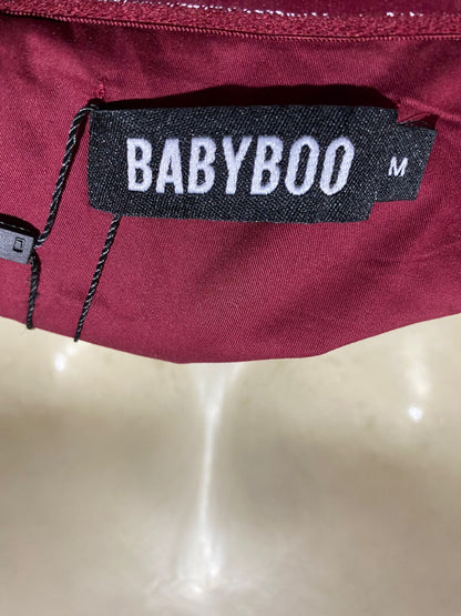 BOOHOO |M| BUST 15| B42| WOMEN'S MAUVE PINK STRAPLESS MAXI DRESS