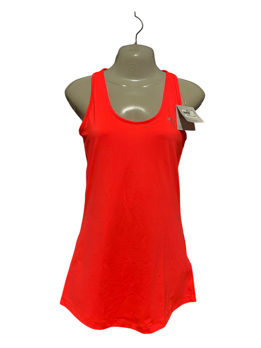 PUMA |S| BUST 15| B44| CORAL NEON RACERBACK TANK TOP