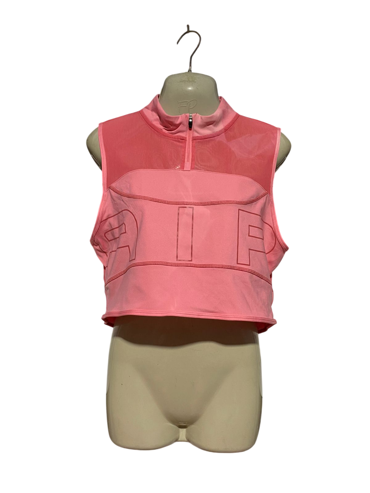 NIKE AIP |L| BUST 19| B44| PINK CROP TANK TOP