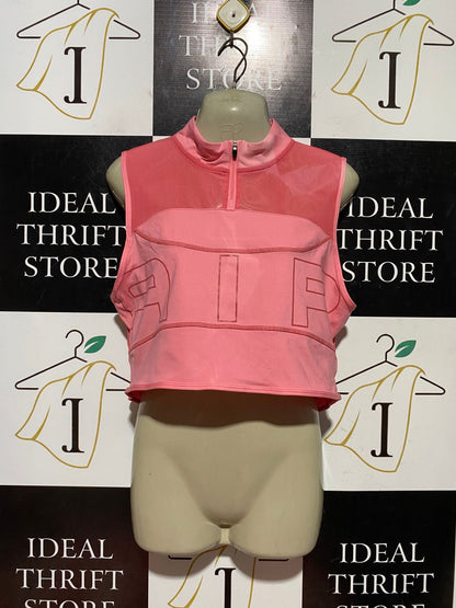 NIKE AIP |L| BUST 19| B44| PINK CROP TANK TOP
