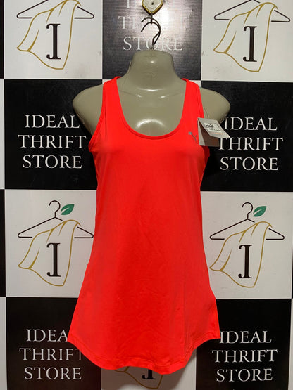 PUMA |S| BUST 15| B44| CORAL NEON RACERBACK TANK TOP