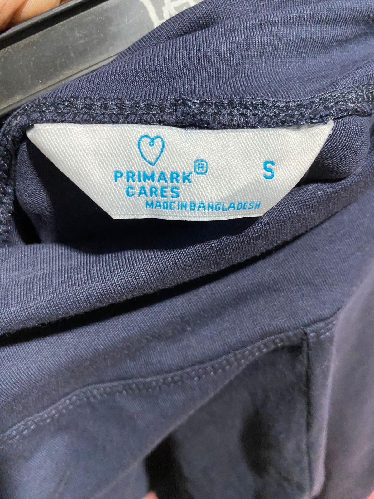 PRIMARK CARES |S| WAIST 26| B43| HIGH WAISTED LEGGINGS DARK NAVY BLACK FULL LENGTH YOGA PANTS ATHLETIC CASUAL STRETCH