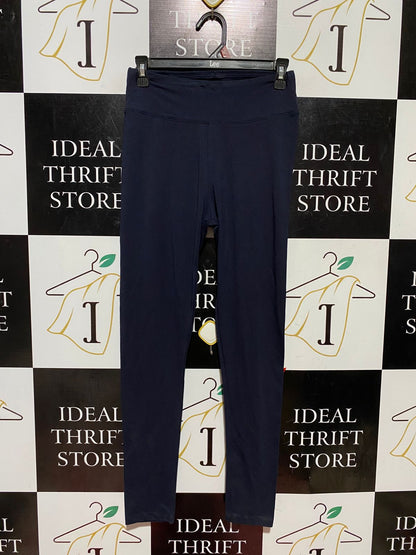 PRIMARK CARES |S| WAIST 26| B43| HIGH WAISTED LEGGINGS DARK NAVY BLACK FULL LENGTH YOGA PANTS ATHLETIC CASUAL STRETCH