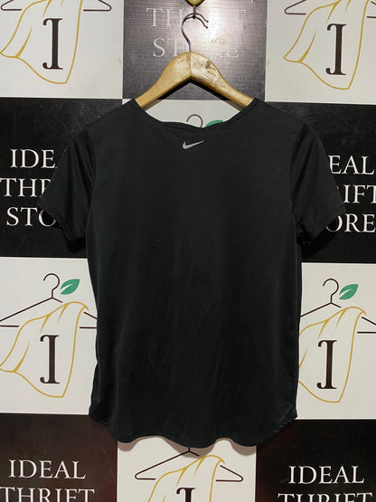 NIKE |M| BUST 18| B43| DRI-FIT RUNNING T-SHIRT BLACK JUST DO IT SWOOSH SHORT SLEEVE TEE