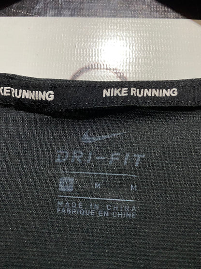 NIKE |M| BUST 18| B43| DRI-FIT RUNNING T-SHIRT BLACK JUST DO IT SWOOSH SHORT SLEEVE TEE