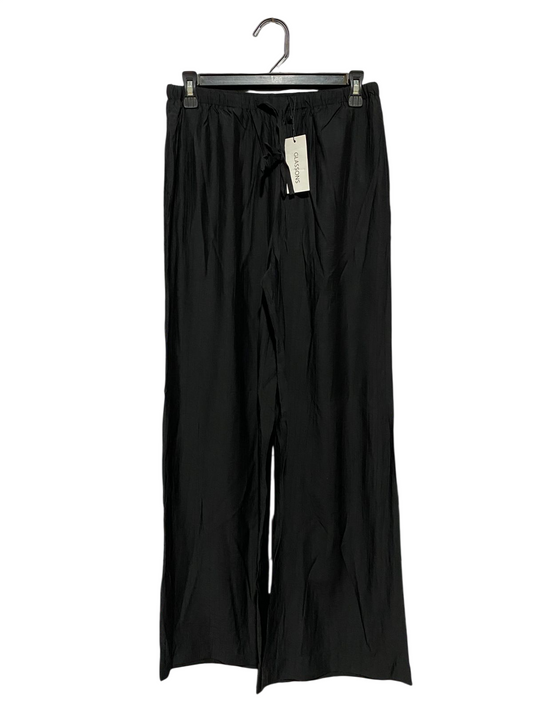 GLASSON |S| WAIST 27| B44| WOMEN'S BLACK LIGHTWEIGHT WIDE LEG DRAWSTRING PANTS WITH TAGS