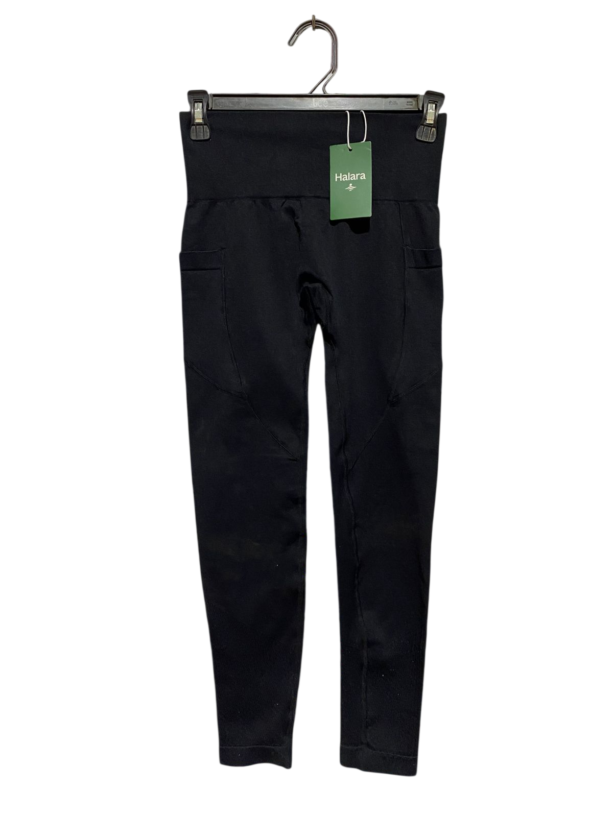 HALARA |XS| WAIST 24| B44| WOMEN'S BLACK HIGH WAISTED ACTIVEWEAR LEGGINGS WITH TAGS