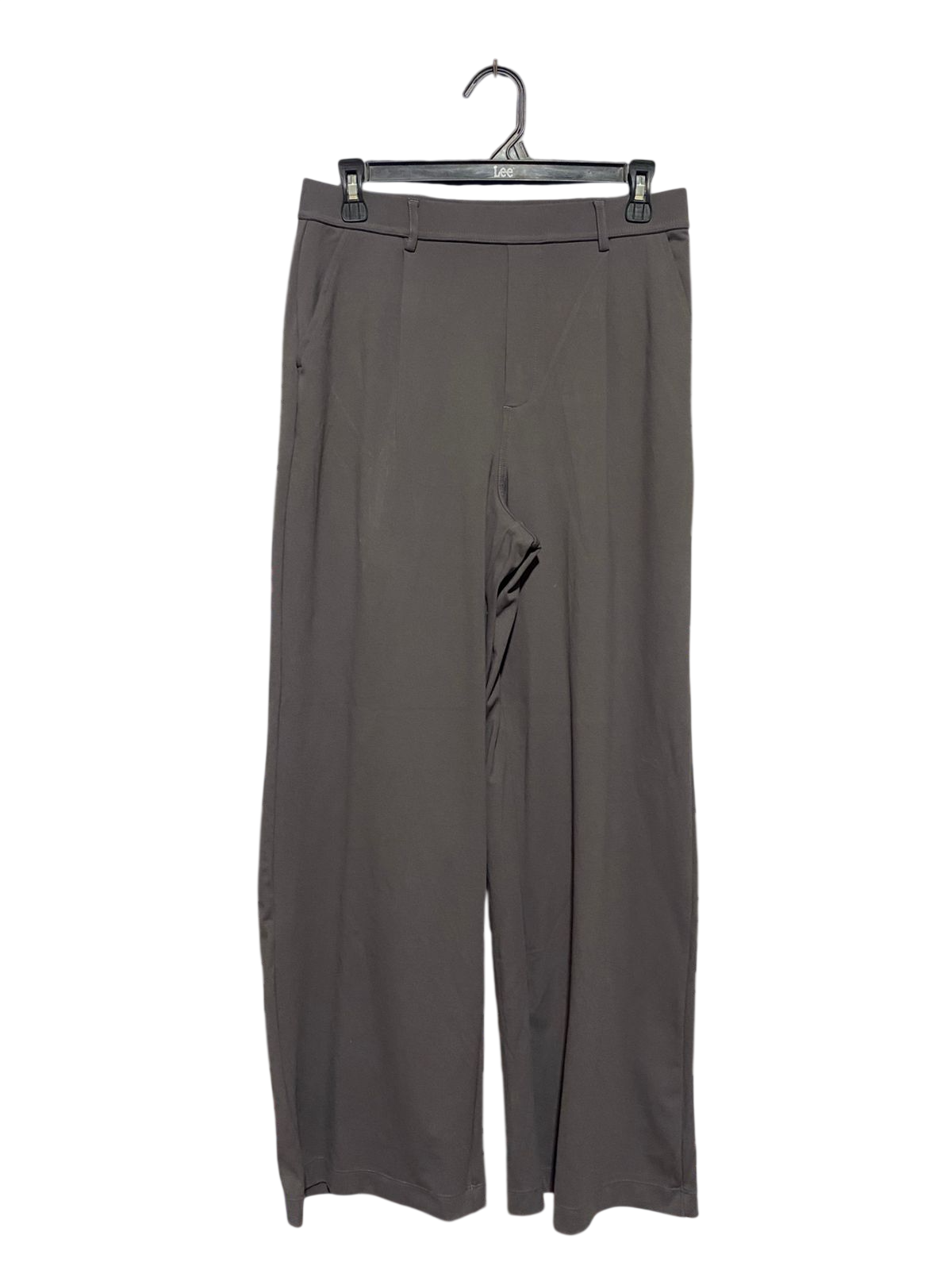 HALARA |M| WAIST 29| B44| CHARCOAL GRAY WIDE LEG TROUSER PANTS