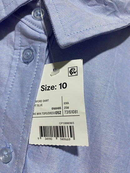 ANKO |XL| BUST 24| B45| LIGHT BLUE OVERSIZED LONG SLEEVE BUTTON-DOWN OXFORD SHIRT