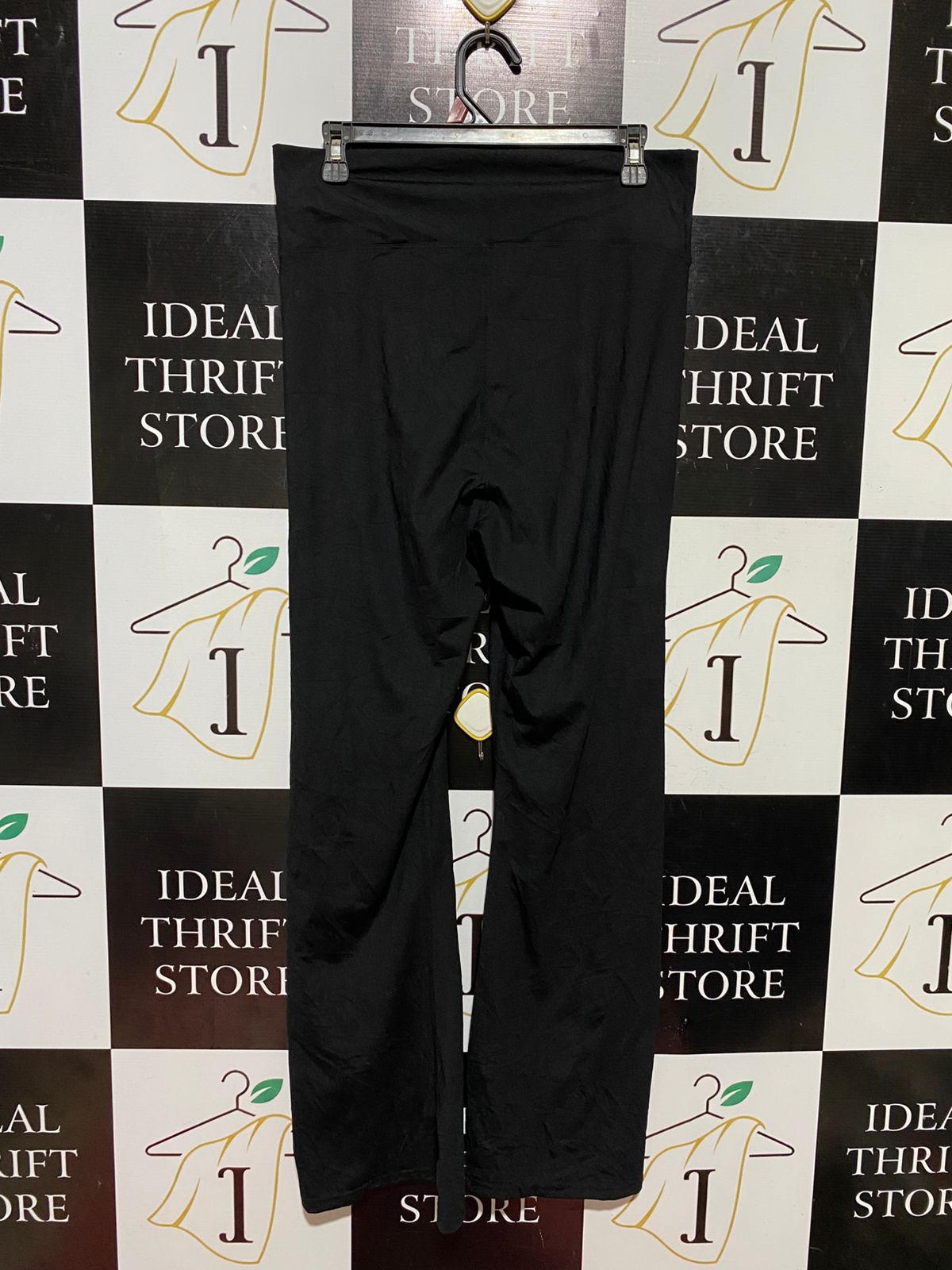 ALO |XL| WAIST 31| BLACK WIDE LEG LOUNGE PANTS - HIGH WAISTED ATHLEISURE YOGA TROUSERS