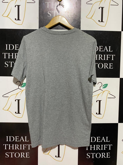 PUMA |S| BUST 19| B44| HEATHER GREY LOGO T-SHIRT - CASUAL SHORT SLEEVE SPORT TEE