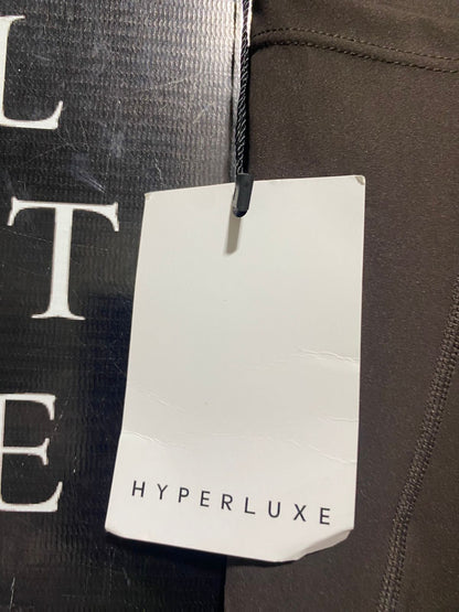 HYPERLUXE |XXS| WAIST 19| B44| COCOA BROWN HIGH-WAISTED LEGGINGS - NWT PERFORMANCE WORKOUT TIGHTS WITH POCKETS