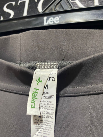 HALARA |M| WAIST 29| B44| CHARCOAL GRAY WIDE LEG TROUSER PANTS