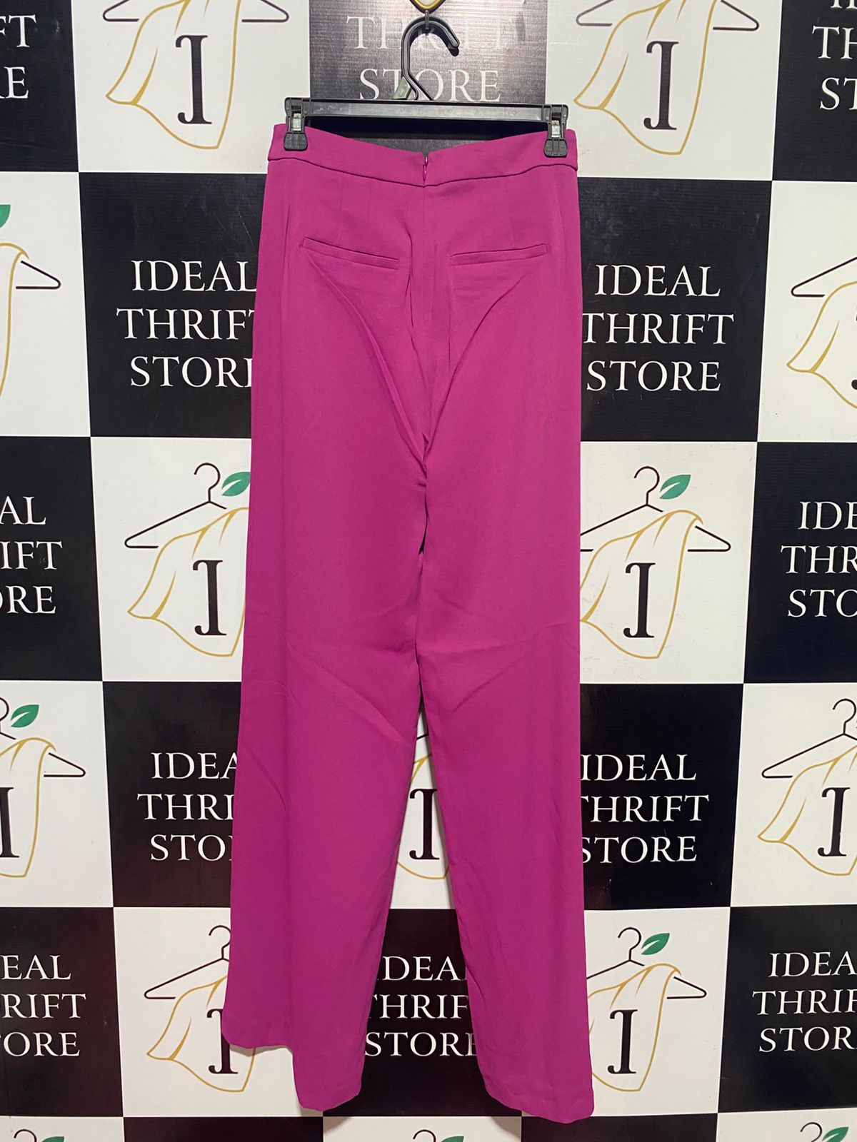 PORTMANS |S| WAIST 26| B44| MAGENTA PINK WIDE LEG DRESS TROUSERS