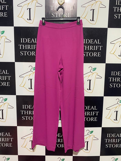 PORTMANS |S| WAIST 26| B44| MAGENTA PINK WIDE LEG DRESS TROUSERS