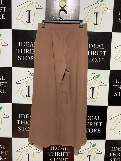 & ME |M| WAIST 29| B44| BROWN WIDE LEG PALAZZO TROUSER PANTS