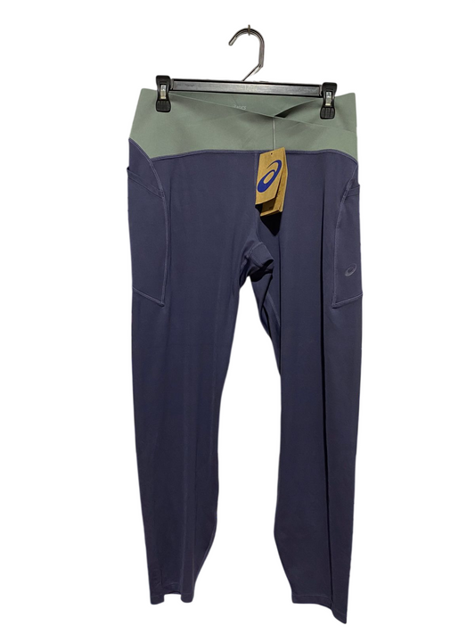 ASICS |L| WAIST 29| B45| COLOR-BLOCK HIGH-WAISTED CROSSOVER ACTIVEWEAR LEGGINGS