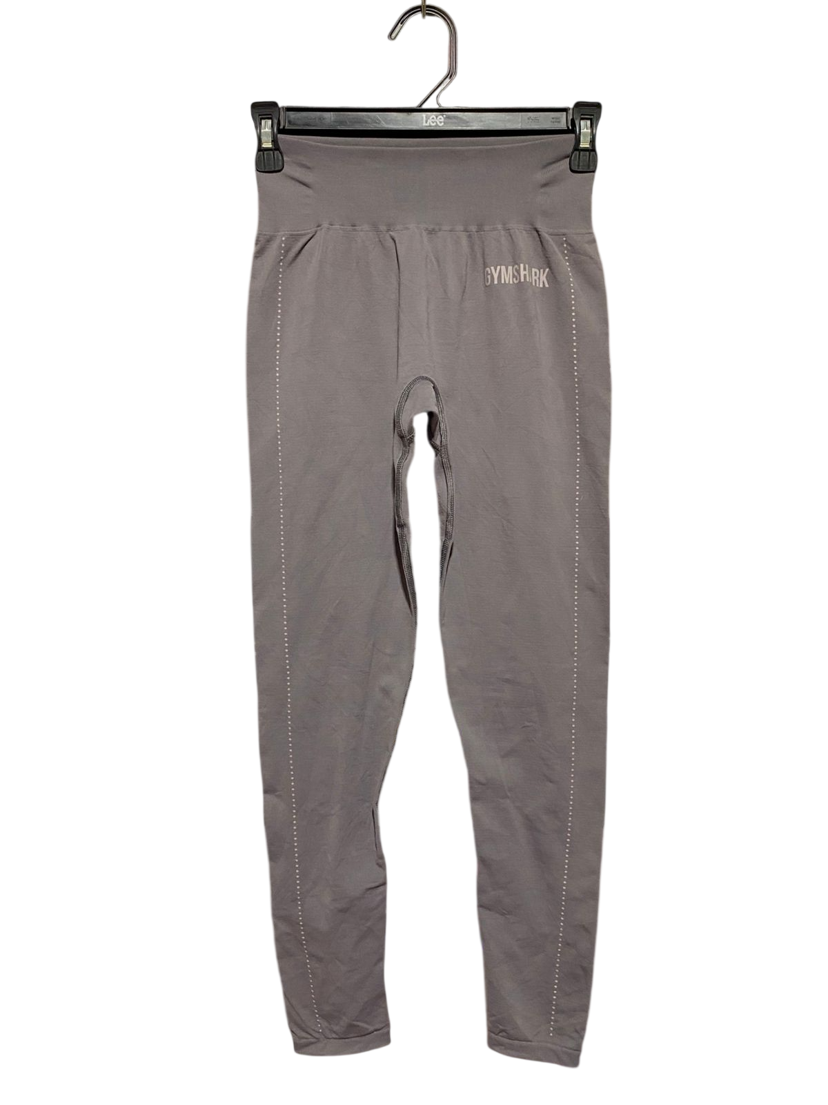 GYMSHARK |XS| WAIST 22| B45| WOMEN'S TAUPE GREY SEAMLESS HIGH-WAISTED LEGGINGS