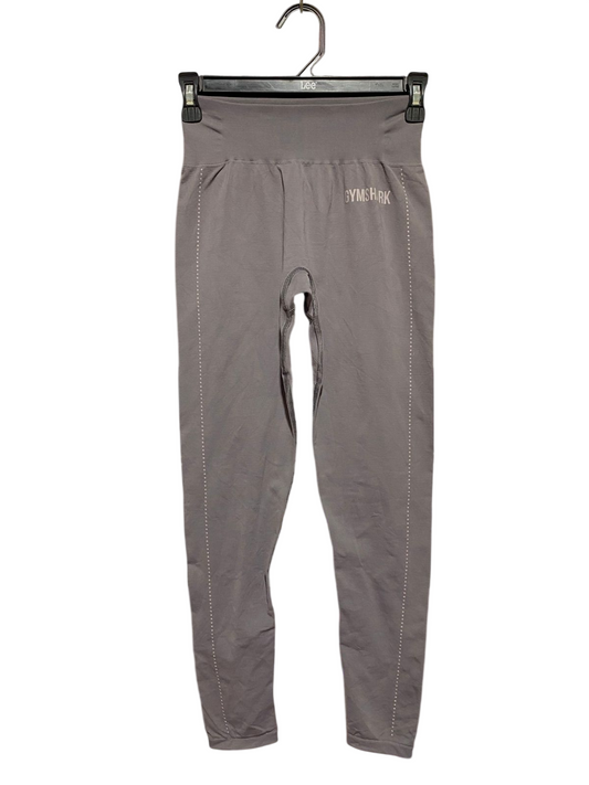 GYMSHARK |XS| WAIST 22| B45| WOMEN'S TAUPE GREY SEAMLESS HIGH-WAISTED LEGGINGS