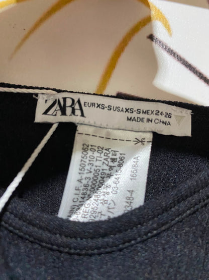ZARA | XS| BUST 10| B46| LIMITLESS CONTOUR COLLECTION BLACK CORSET CROP TANK TOP