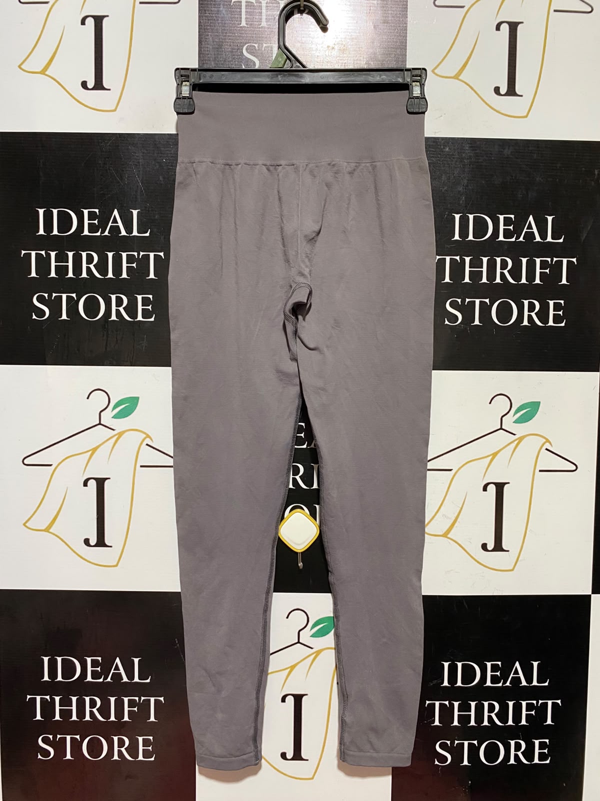 GYMSHARK |XS| WAIST 22| B45| WOMEN'S TAUPE GREY SEAMLESS HIGH-WAISTED LEGGINGS