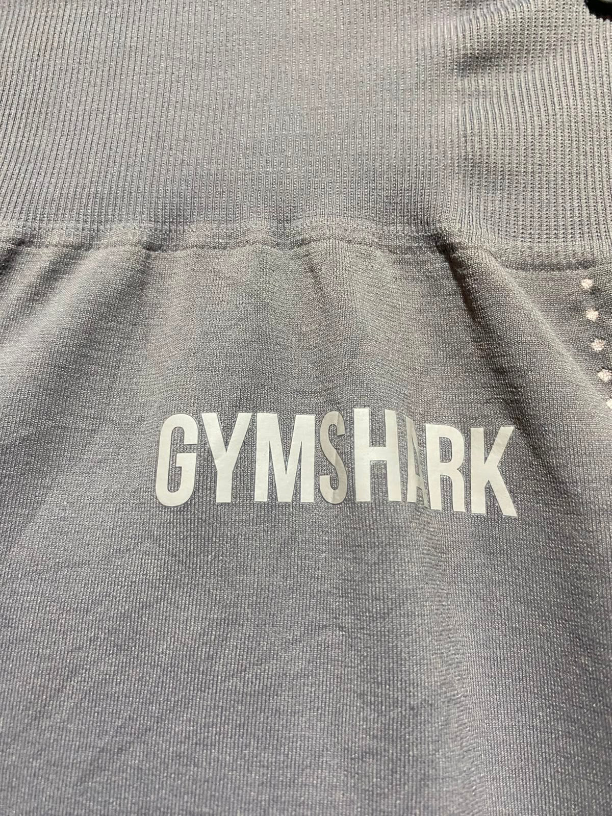 GYMSHARK |XS| WAIST 22| B45| WOMEN'S TAUPE GREY SEAMLESS HIGH-WAISTED LEGGINGS