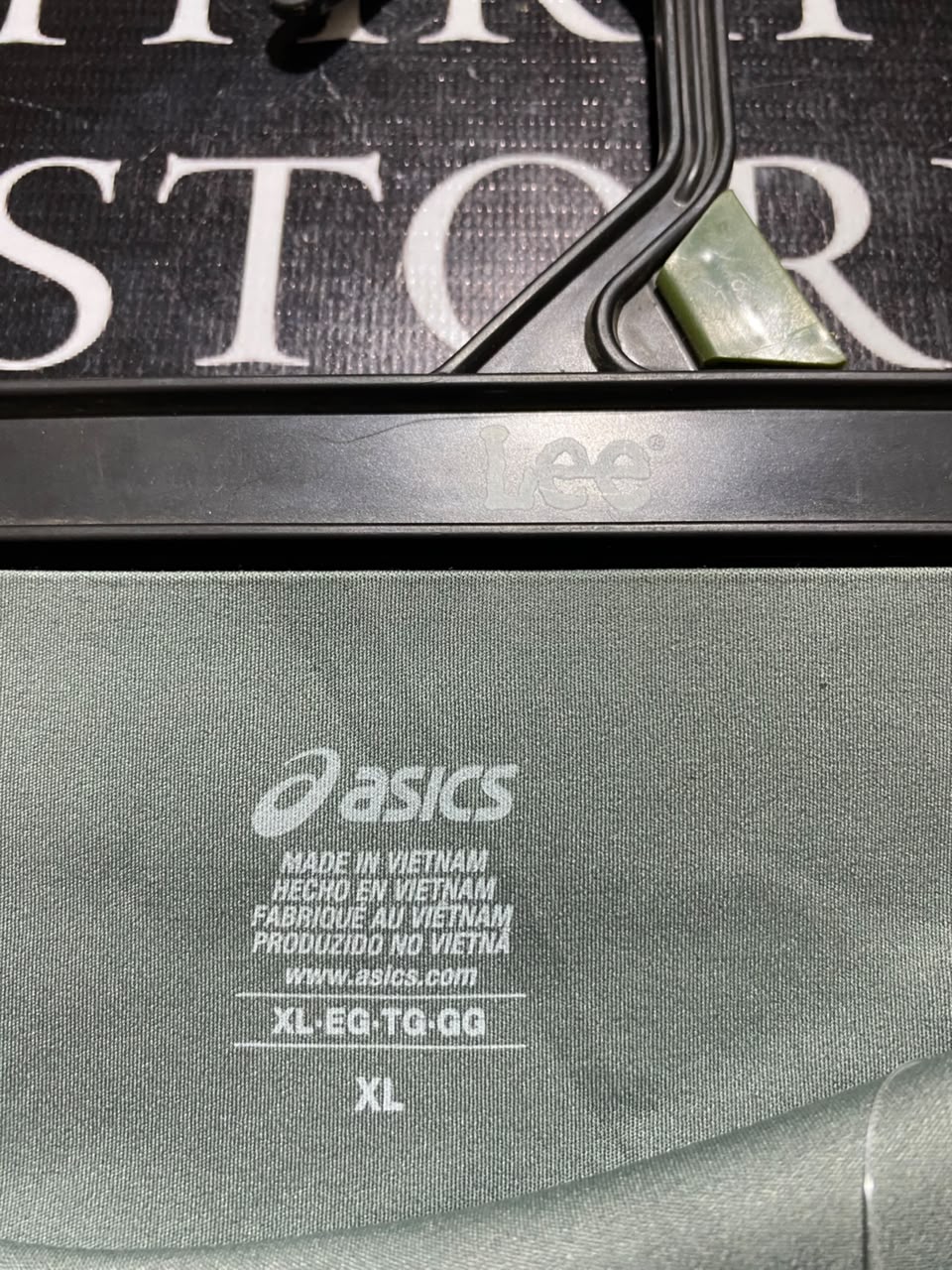 ASICS |L| WAIST 29| B45| COLOR-BLOCK HIGH-WAISTED CROSSOVER ACTIVEWEAR LEGGINGS