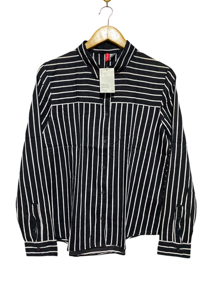 H&M |M| BUST 18| B46| BLACK & WHITE LONG SLEEVE CASUAL BLOUSE