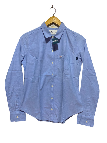HOLIISTER |M| BUST 18| B46| LONG SLEEVE OXFORD STRETCH CASUAL BLOUSE