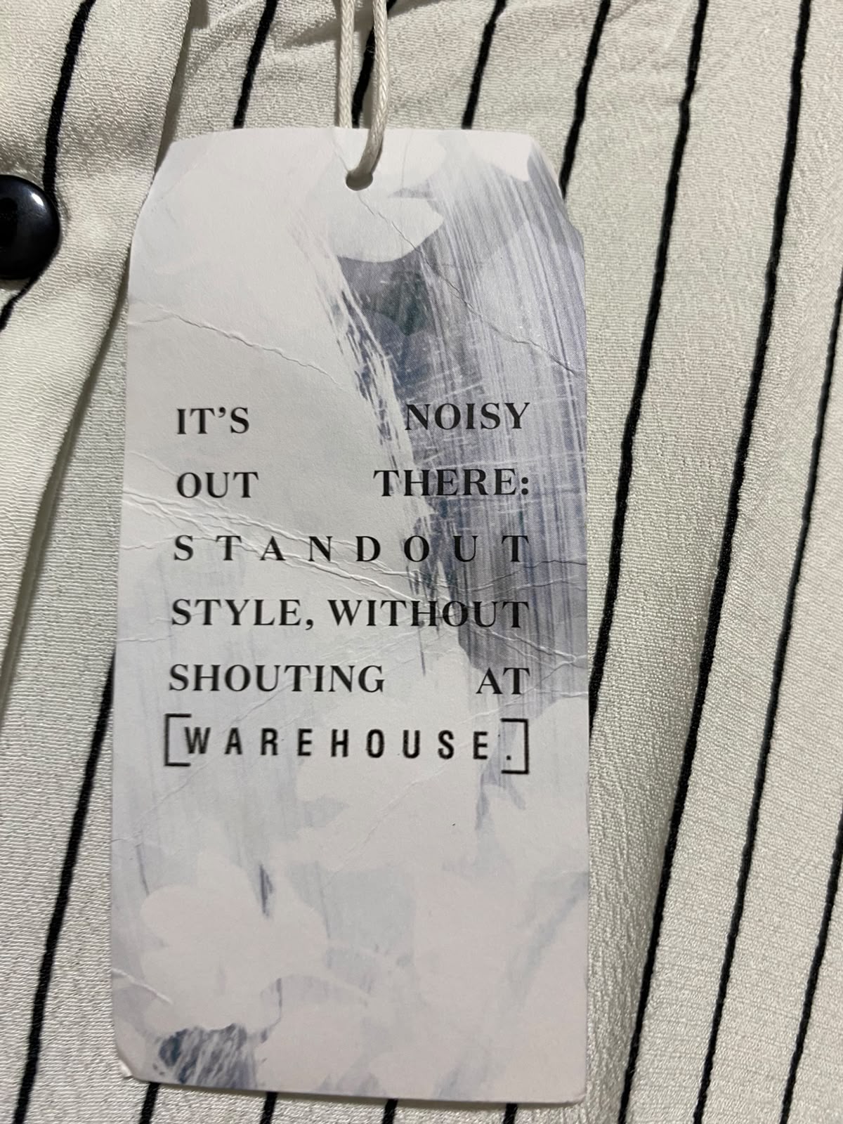 WERE HOUSE |M| BUST 18| B47| WOMEN'S STRIPED LONG SLEEVE BUTTON DOWN SHIRTDRESS WITH BELT