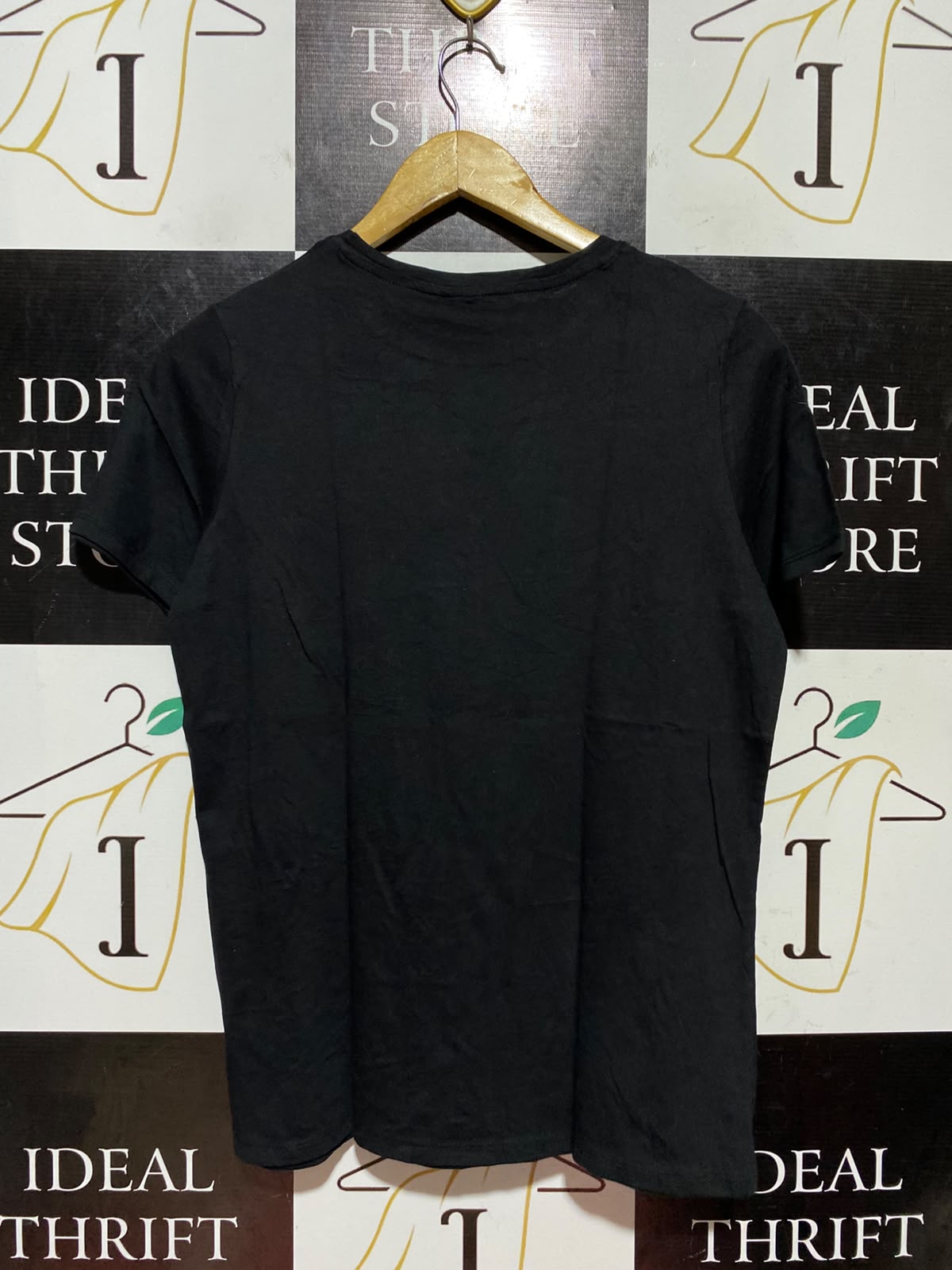 NEW LOOK |M| BUST 18| B46| BLACK 'BELIEVE' COSMIC ENERGY BUTTERFLY SHORT SLEEVE TEE
