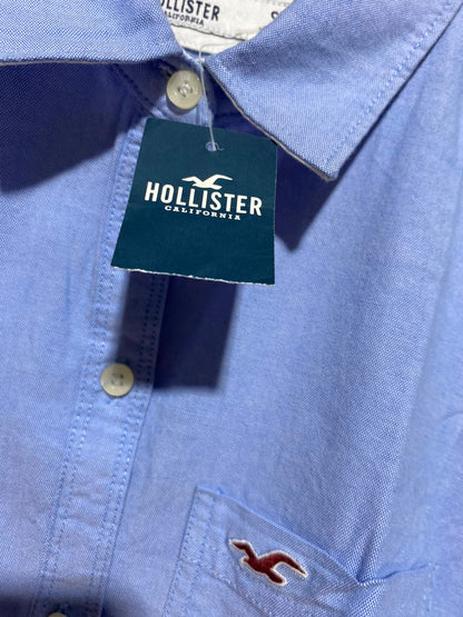 HOLIISTER |M| BUST 18| B46| LONG SLEEVE OXFORD STRETCH CASUAL BLOUSE