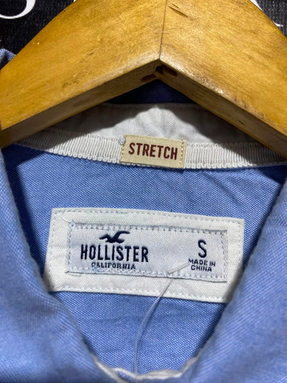 HOLIISTER |M| BUST 18| B46| LONG SLEEVE OXFORD STRETCH CASUAL BLOUSE