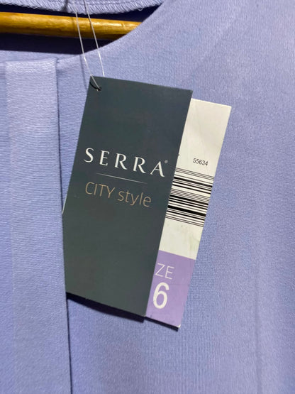 SERRA |L| BUST 20| B46| HALF SLEEVE CASUAL BLOUSE WITH CENTRAL SEAM DETAIL