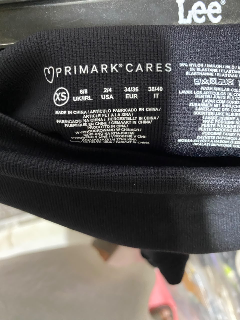 PRIMARK CARES |XS| WAIST 22| B46| BLACK SEAMLESS HIGH WAISTED BIKE SHORTS