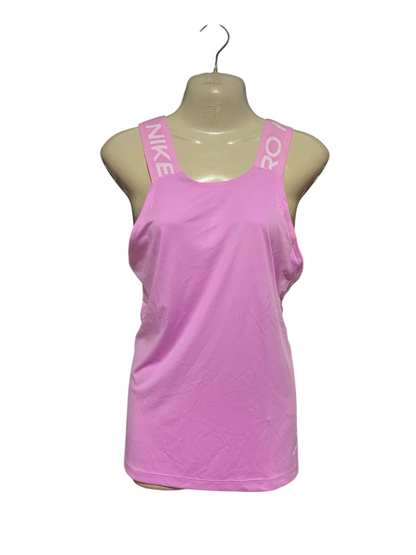 NIKE |XS| BUST 15| B47| PINK LOGO STRAP DRY-FIT TRAINING VEST