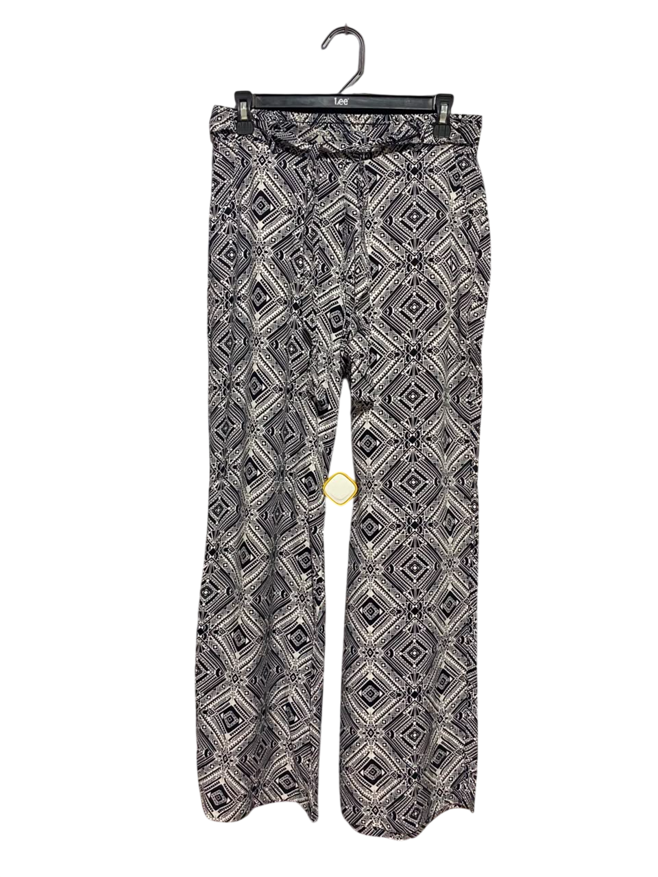 ATMOSPHERE |M| WAIST 28| B47 | BLACK AND WHITE DRAWSTRING PALAZZO LOUNGE TROUSERS