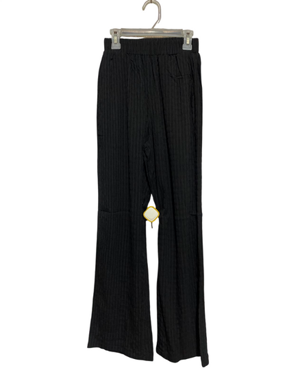 SHEIN |XS| WAIST 22| B47| HIGH-WAISTED ELASTIC BAND VERTICAL STRIPE LOUNGE TROUSERS