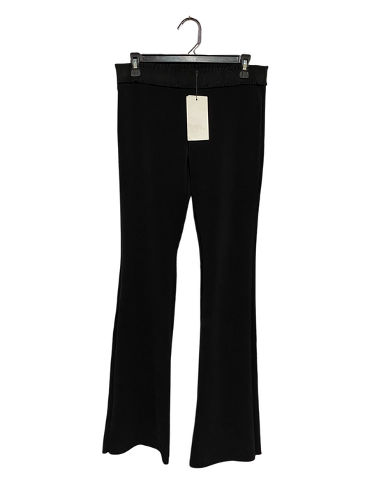 ZARA |M| WAIST 29| A2| BLACK HIGH-WAISTED FLARED TROUSERS
