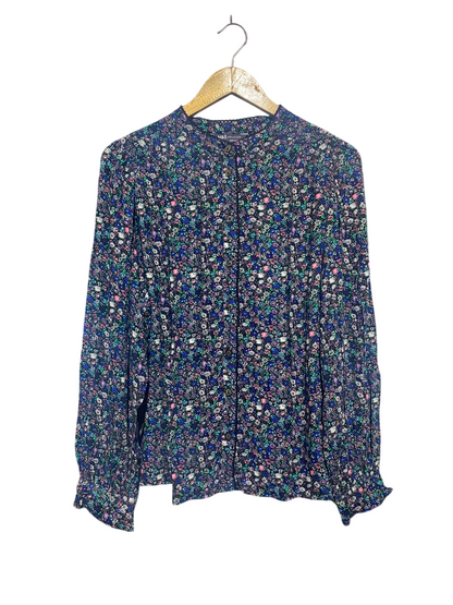 M&S |L| BUST 24| B48| DITSY FLORAL BUTTON-FRONT BLOUSE