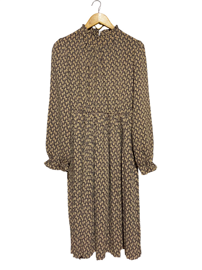 SHEIN |M| BUST 19| B48| GEOMETRIC CHAIN LINK HIGH-NECK MIDI DRESS