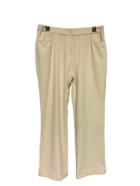 VCOCCA |L| WAIST 30| B48| CLASSIC CREAM STRAIGHT-LEG TAILORED TROUSERS