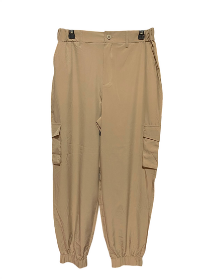 CRANE |M| WAIST 30| B48| UTILITY KHAKI CARGO JOGGER PANTS WITH ELASTIC CUFFS